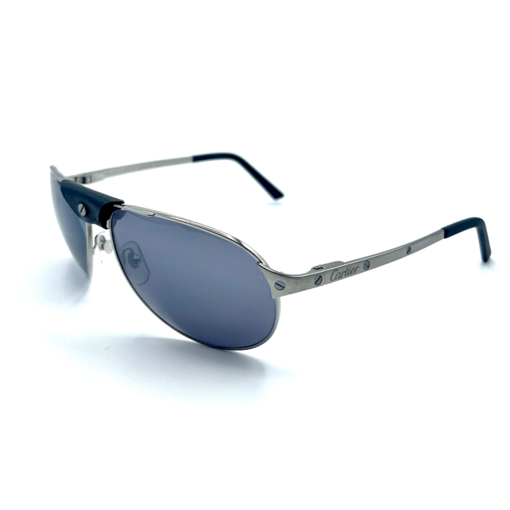 2-3 Cartier Santos T8200892 Edizione limitata con lenti Spazzolato