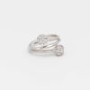 Anello Oro bianco e zirconi 33