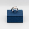 Anello Oro bianco e zirconi 35